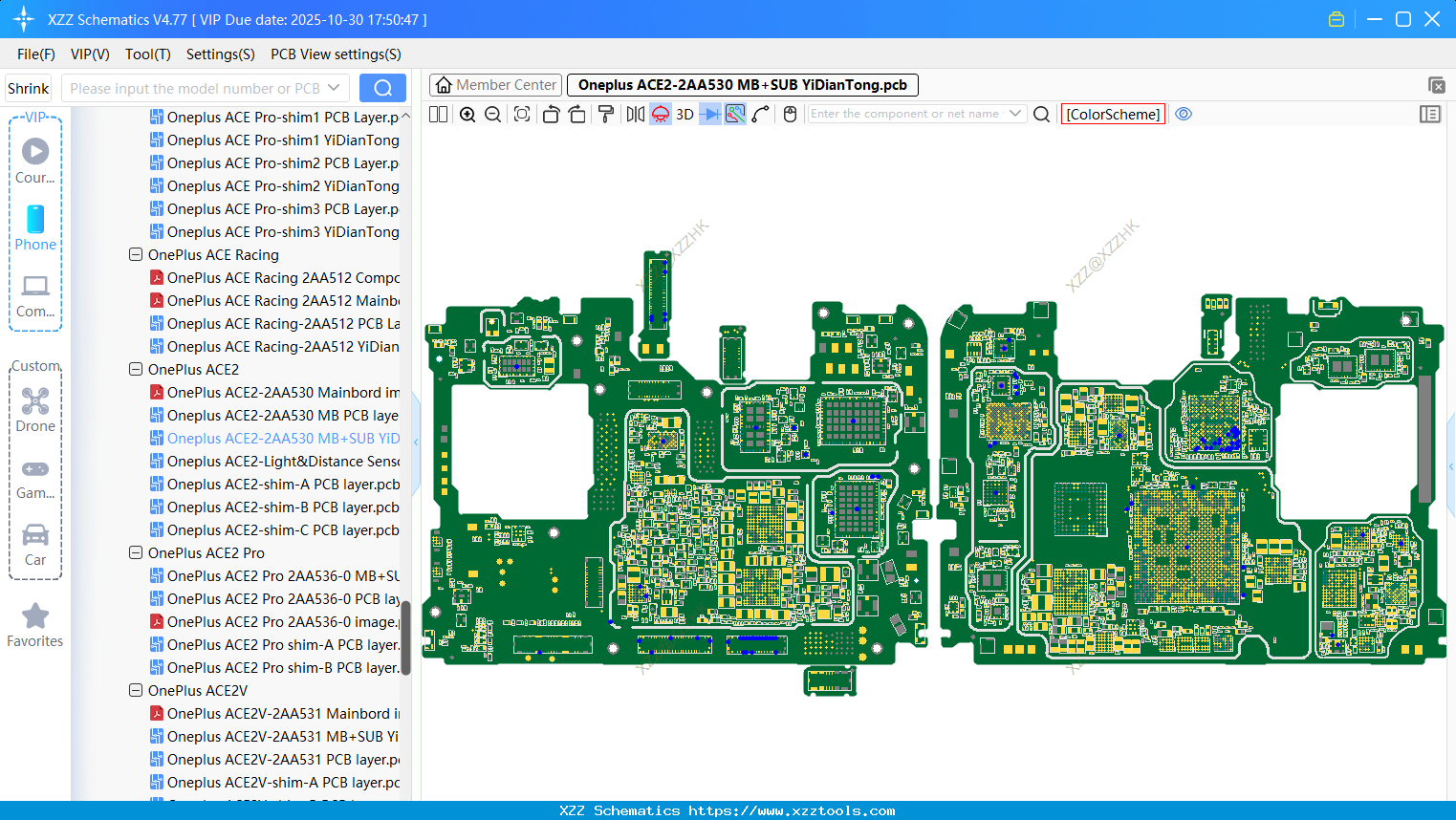 Oneplus ACE2-2AA530 MB+SUB bitmap